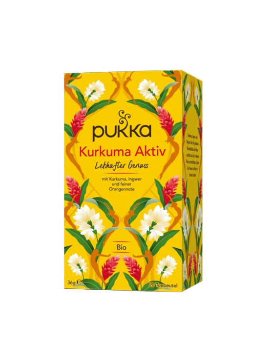 Pukka Čaj Kurkuma Aktiv - Ekološki v embalaži 36g