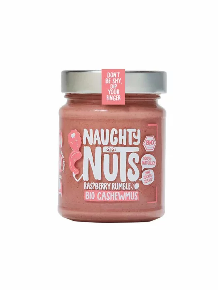 Namaz iz indijskih oreščkov z malino - Ekološki 250g Naughty Nuts