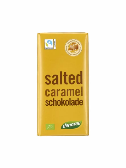 Čokolada Slana karamela - Ekološka 100g Dennree