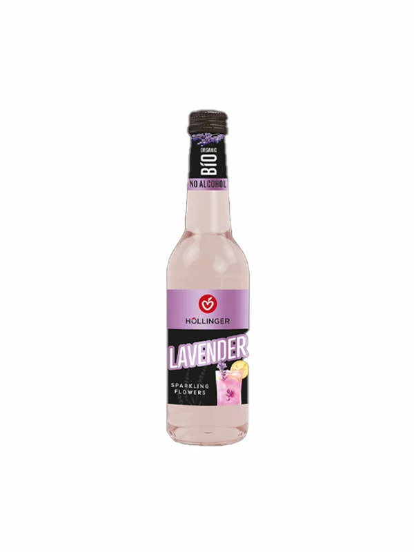 Osvežilna gazirana pijača Lavanda v steklenici 330ml Hollinger