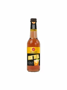 Osvežilna gazirana pijača Ledeni čaj Breskev v steklenici 330ml Hollinger