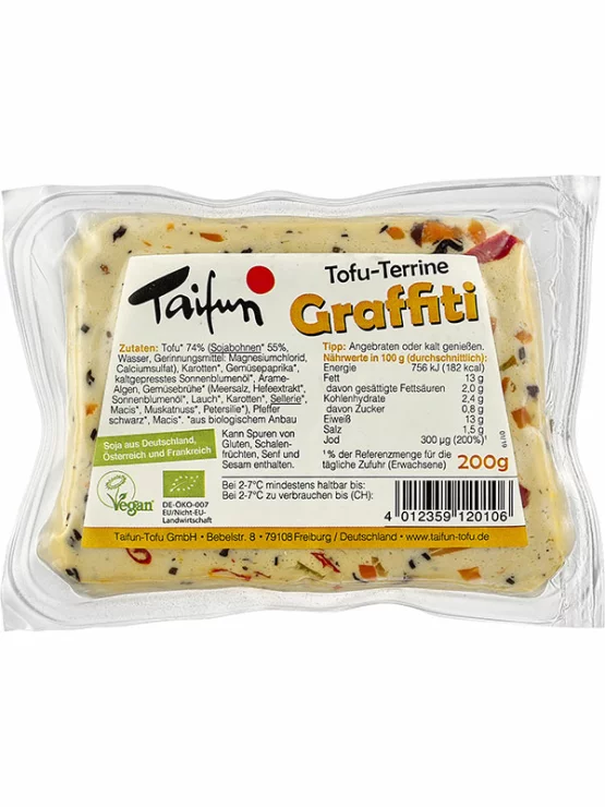 Tofu z zelenjavo Graffiti - Ekološki Bio 200g Taifun