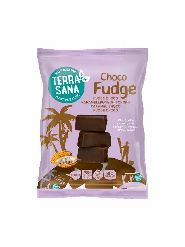 Veganski fudge Čokolada Brez glutena - Ekološko 150g Terrasana