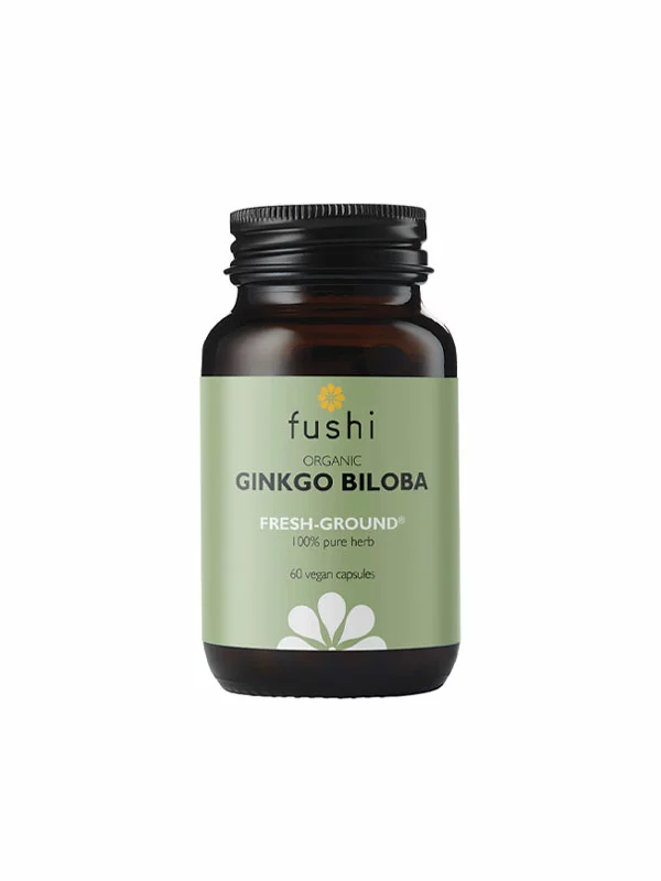 Ginko biloba - Ekološko 60 kapsul Fushi