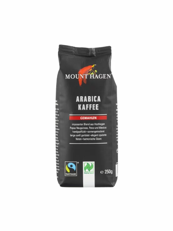 Pražena mleta kava 100% Arabica - Ekološka 250 g Mount Hagen