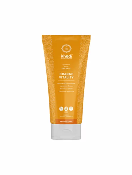 Ajurvedski šampon za lase Orange Vitality - 200ml Khadi
