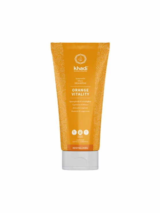 Ajurvedski šampon za lase Orange Vitality - 200ml Khadi