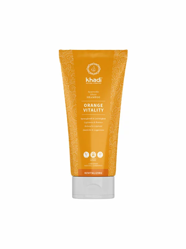 Ajurvedski šampon za lase Orange Vitality - 200ml Khadi
