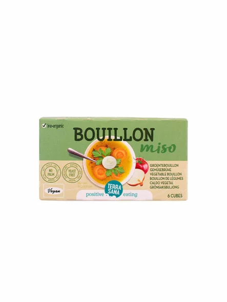 Zelenjavna osnova Miso 6 kock - Ekološko 64g Terrasana