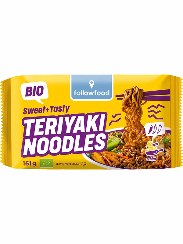 Rezanci Teriyaki - ekološki 161g followfood