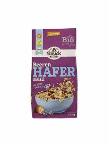 Müsli z ovsenimi kosmiči in gozdnimi sadeži Brez glutena - Ekološko 425g Bauck Mühle