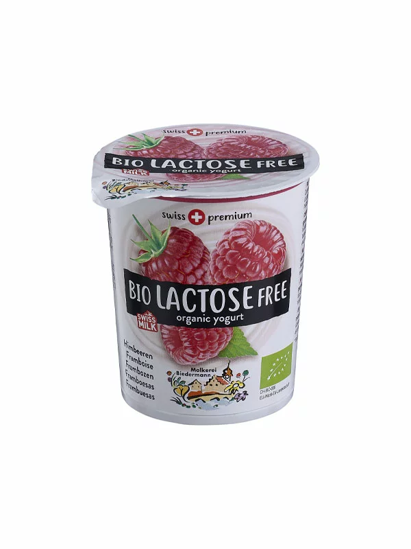 Malinov jogurt Brez laktoze - Ekološki 200g Molkerei Biedermann