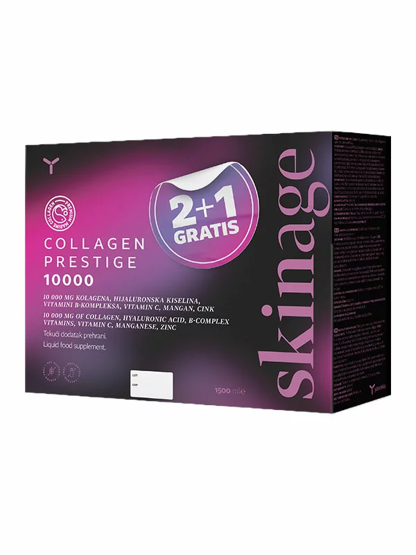Skinage Collagen Prestige prehransko dopolnilo 2+1 gratis - 3x500ml Yasenka