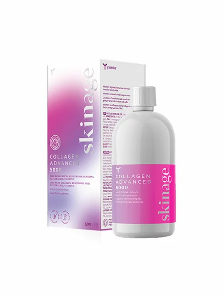 Skinage Collagen Advanced 5000mg pomaranča - 500ml Yasenka