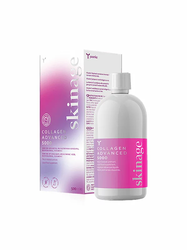 Skinage Collagen Advanced 5000mg pomaranča - 500ml Yasenka