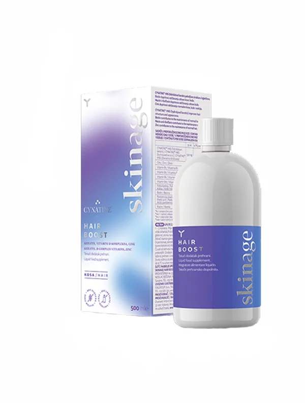 Skinage Hair boost prehransko dopolnilo s keratinom - 500ml Yasenka