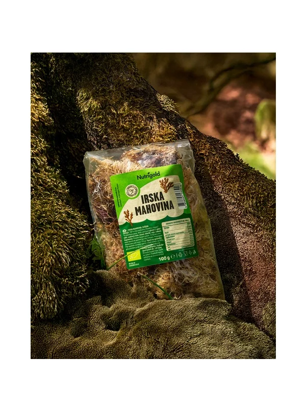Nutrigold organska irska mahovina u prozirnoj ambalaži od 100g