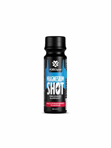 SHOT Magnezij + Vitamin B6 - Jagoda - 80ml Polleo