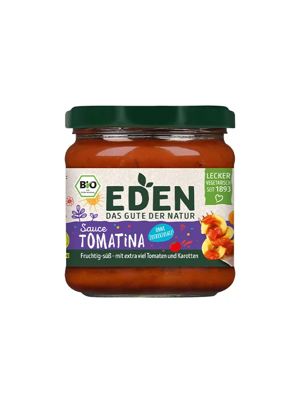 Veganska paradižnikova omaka Tomatina - Ekološka 375g Eden