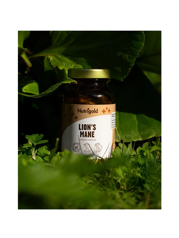 Resasti bradovec - Lion´s mane 500mg - 90 vegan kapsul Nutrigold