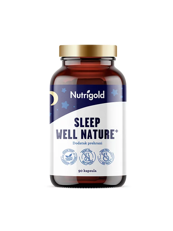 Sleep Well Nature 600mg - 90 vegan kapsul Nutrigold