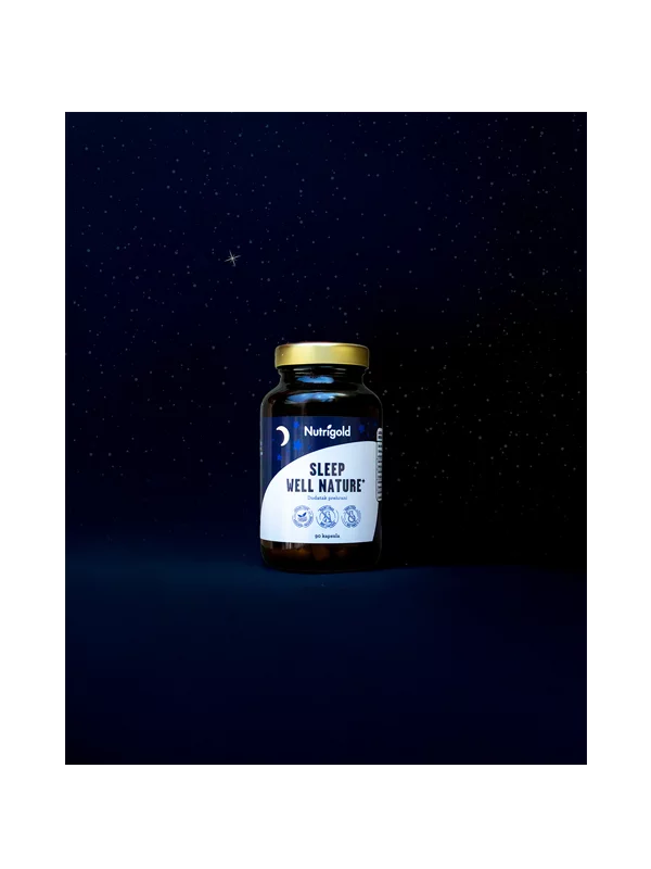Sleep Well Nature 600mg - 90 vegan kapsul Nutrigold