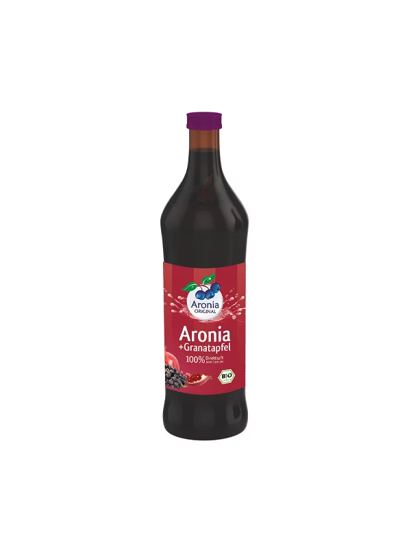 Sok iz aronije in granatnega jabolka Eko - 0,7l Aronia Original