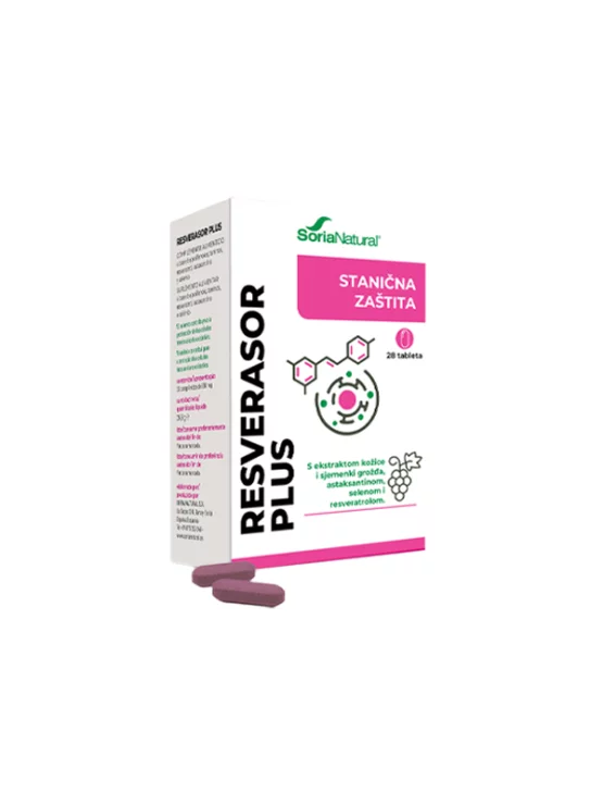 Resverasor Plus 950 mg- 28 kos Soria Natural