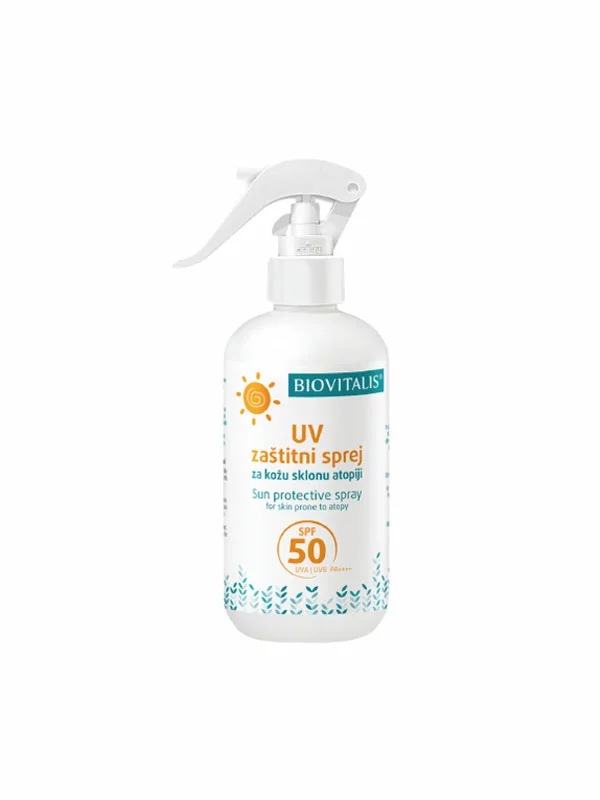 Zaščitni sprej za kožo nagnjeno k atopiji SPF 50 - 250ml Biovitalis