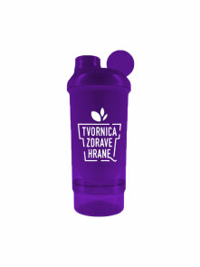 Pametni shaker s posodico Tvornica Zdrave Hrane – Vijolična 500ml