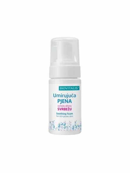 Pomirjujoča pena za kožo, nagnjeno k srbenju – 100 ml, Biovitalis