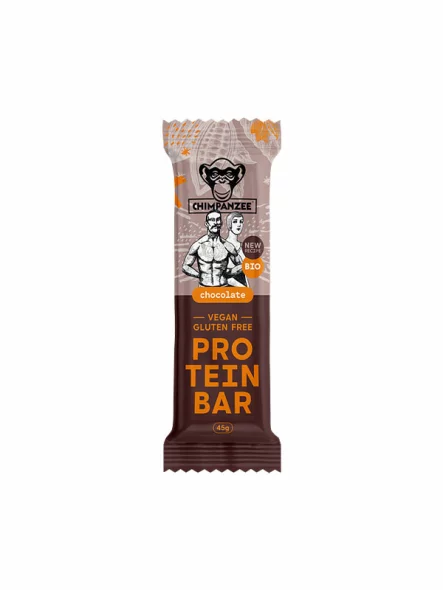 Proteinska ploščica Čokolada – Organska 45 g Chimpanzee
