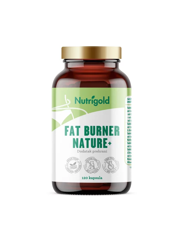 Nutrigold Fat Burner Nature+ – 120 veganskih kapsul