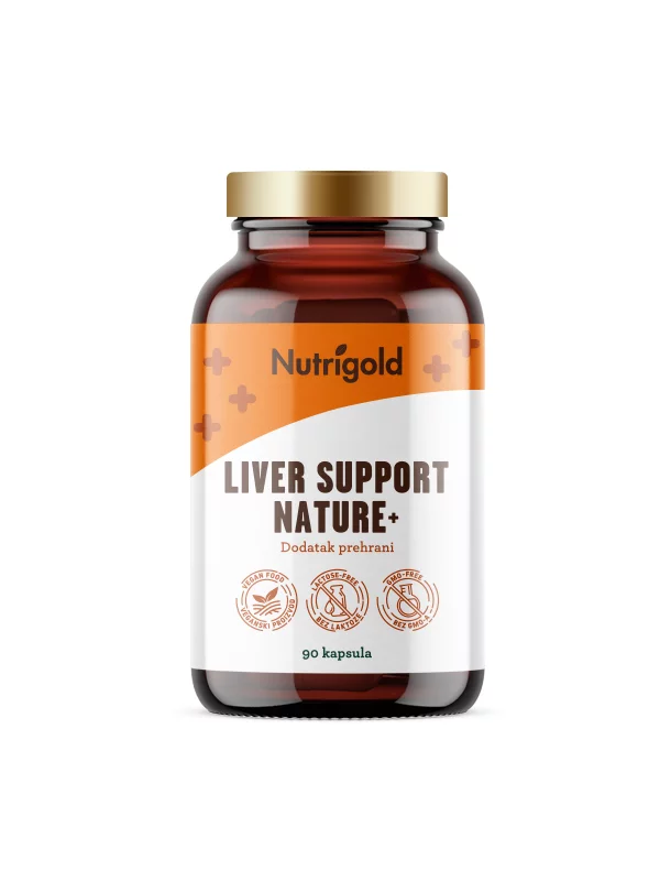 Nutrigold Liver Support Nature+ – 90 veganskih kapsul
