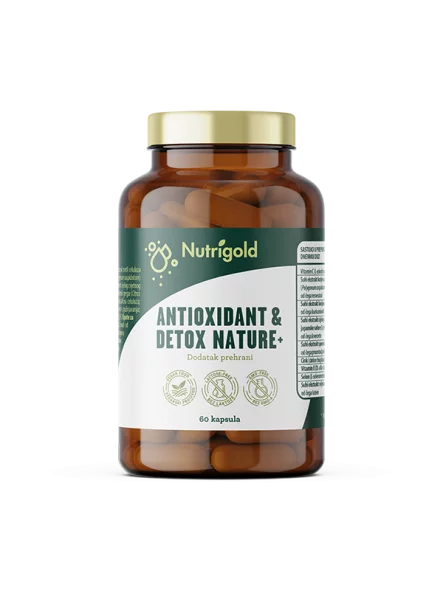 Antioxidant & Detox Nature+ - 60 veganskih kapsul Nutrigold