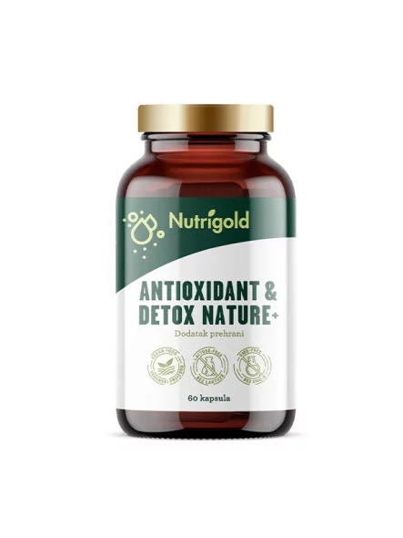 Antioxidant & Detox Nature+ - 60 veganskih kapsul, Nutrigold