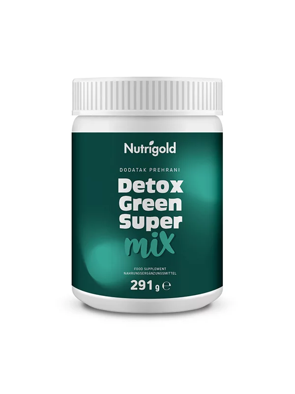 Detox Green Super Mix – ekološki 291 g Nutrigold