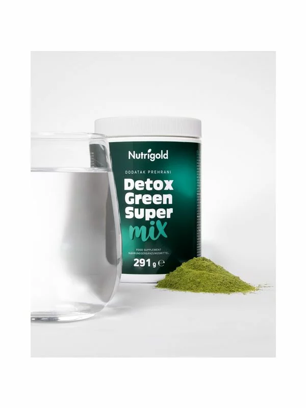 Detox Green Super Mix – ekološki 291 g Nutrigold