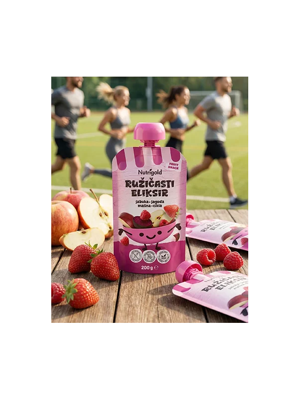 Nutrigold Voćna kaša Ružičasti eliksir u pakiranju od 200g