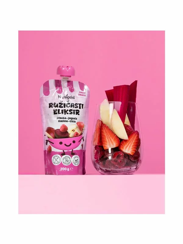 Nutrigold Voćna kaša Ružičasti eliksir u pakiranju od 200g
