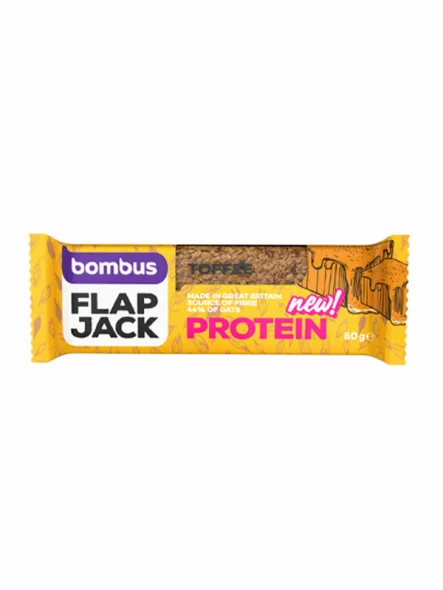 Flapjack Beljakovinska ploščica - Toffee 80g Tomm's