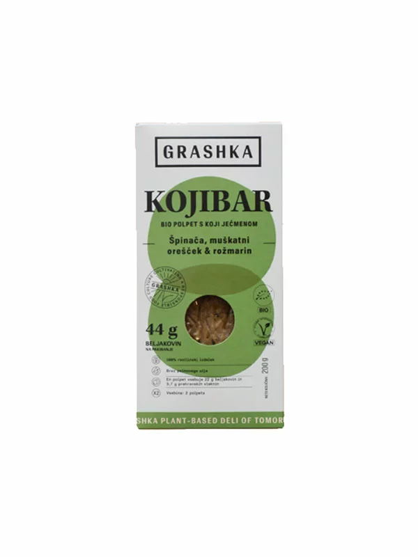 Grashka veganski polpet z ječmenom in špinačo v 200 g pakiranju