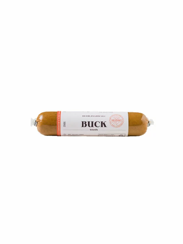 Grashka Ekološka Veganska salama BUCK klasik v 200 g pakiranju.