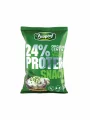 Biopont ekološki beljakovinski lečin flips z okusom čebule in jogruta brez glutena v 50 g pakiranju.