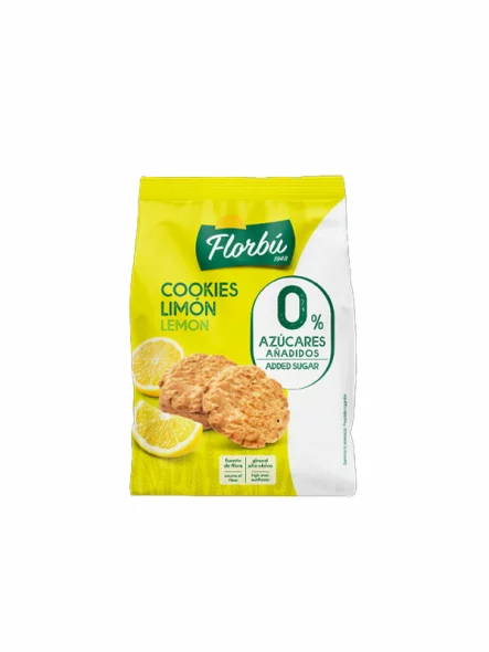 Piškoti z okusom limone – Brez dodanega sladkorja – 130 g Florbú