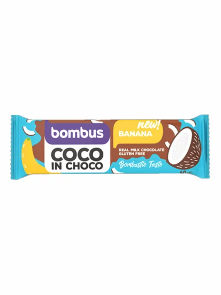Coco in Choco – Banana 40 g Bombus