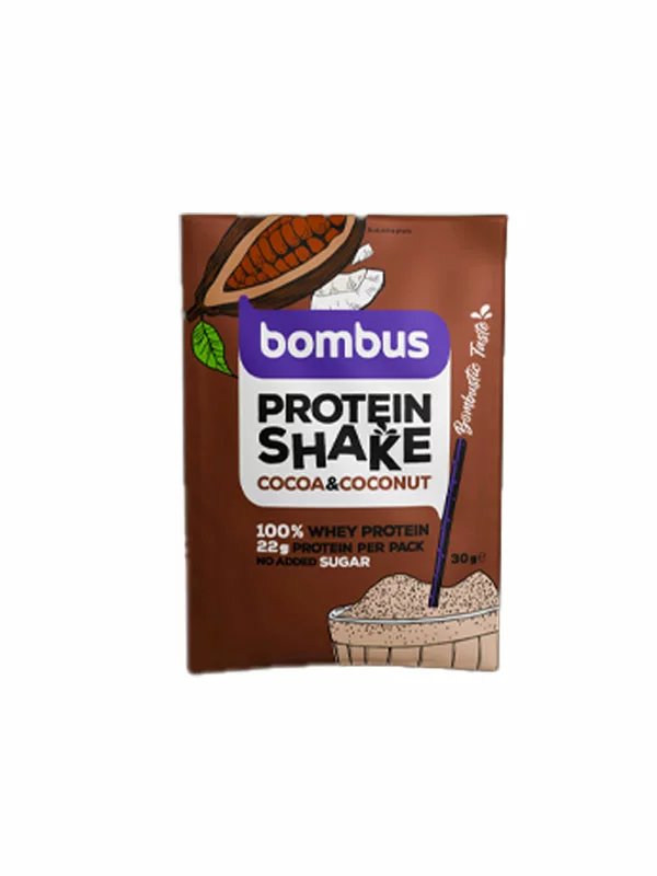 Bombus prah s okusom Protein shake  s okusom Kakao & Kokos u pakiranju od 30 g.