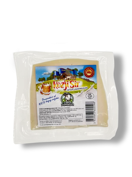 Trdi sir iz polnomastnega kozjega mleka – 150 g Capra Domestica