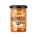 Nutrigold Kimchi Srednje pekoči, Fermentirana zelenjava v 350 g stekleni embalaži.