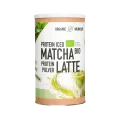 Organic Workout ekološki beljakovinski ledeni matcha latte prah v pakiranju 300 g.